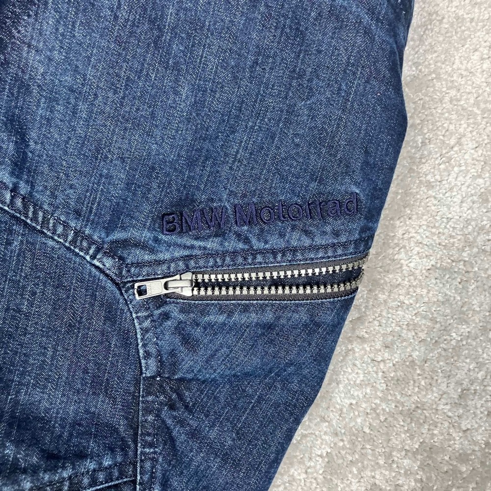 BMW Motorrad City 2 Motorcycle Riding Pants Mens Medium Blue Denim No Brace/Pads - Picture 5 of 16